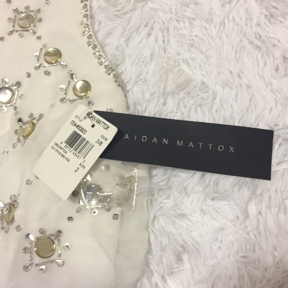NWT Aidan Mattox Mini Dress size 2 - Picture 5 of 8
